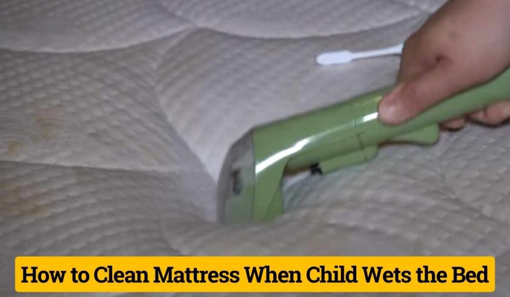 How to Clean Mattress When Child Wets the Bed