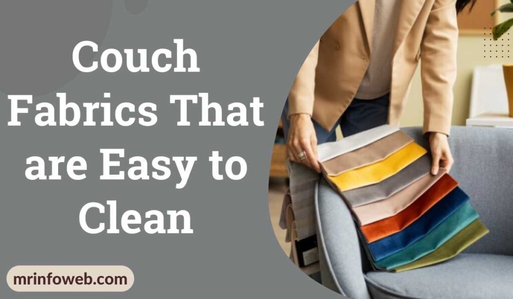 Couch Fabrics That are Easy to Clean